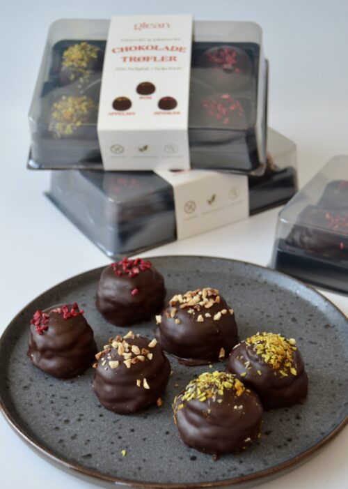 6 Chokoladetrøfler - 2 stk. rom, 2 stk. hindbær og 2 stk. appelsin - Image 3